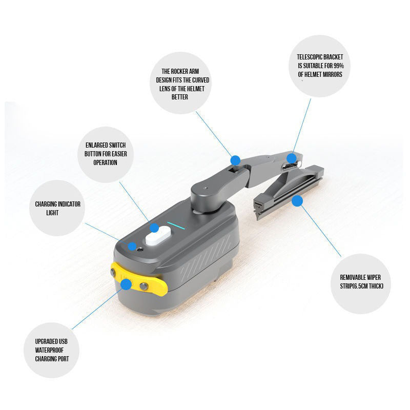 Helmet Rain Wiper