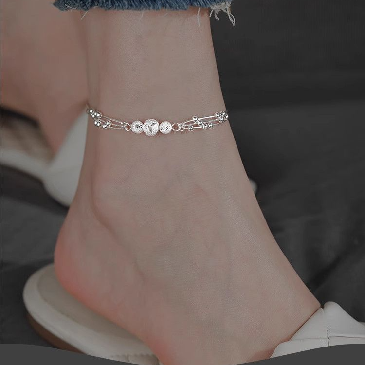 Siltver Anklet