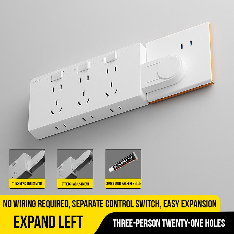 Adjustable Wall Power Strip