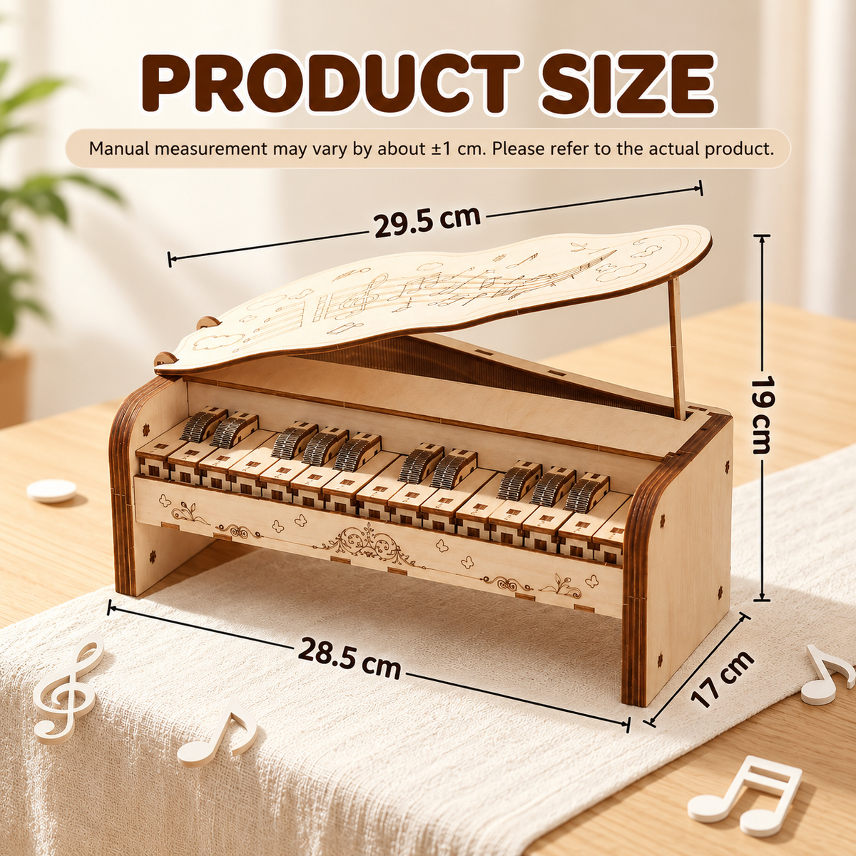 DIY Wooden Piano Kit