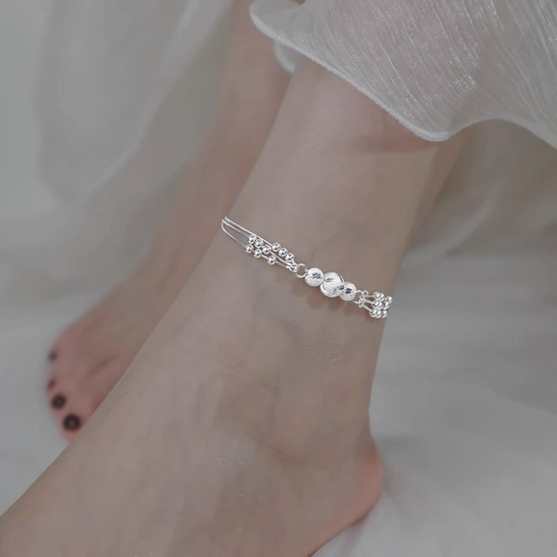 Siltver Anklet
