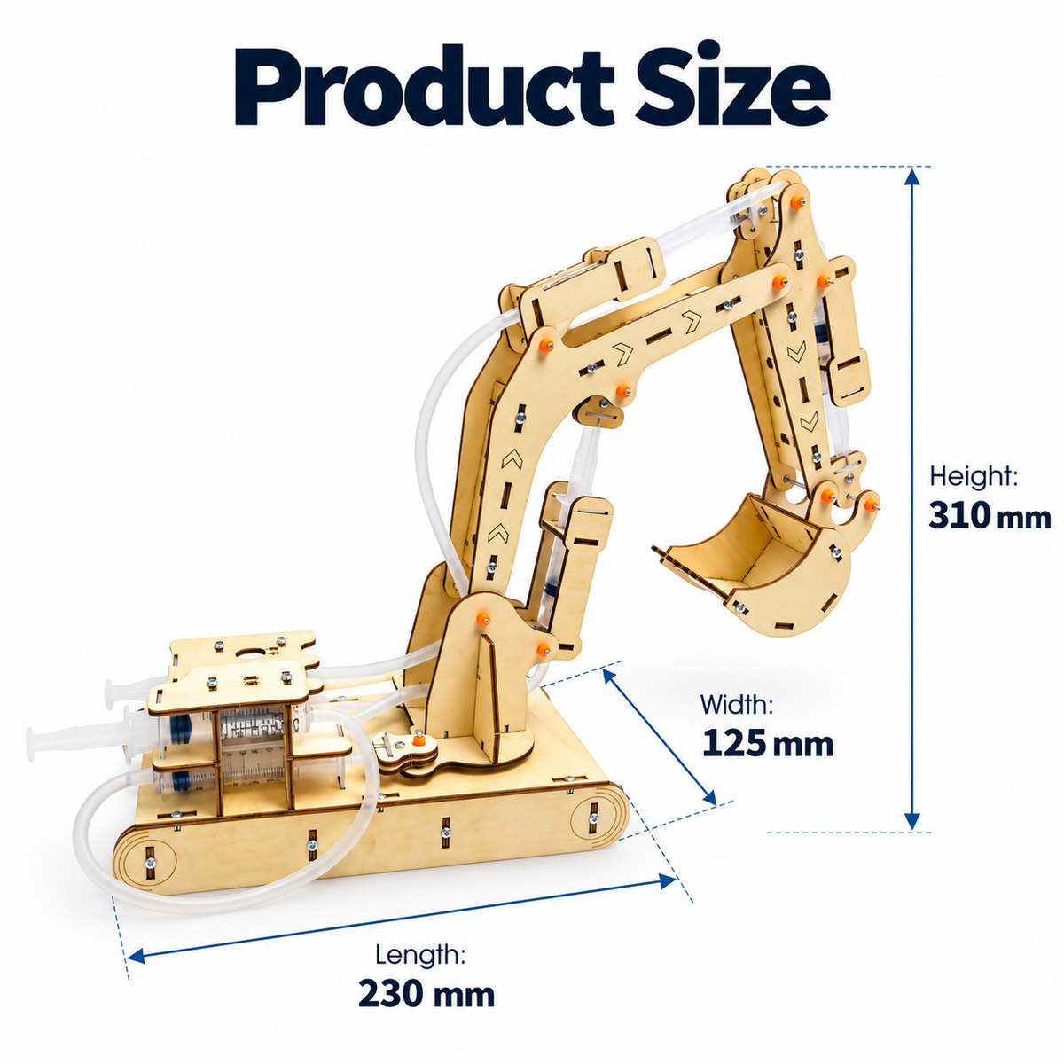 DIY Hydraulic Excavator Kit