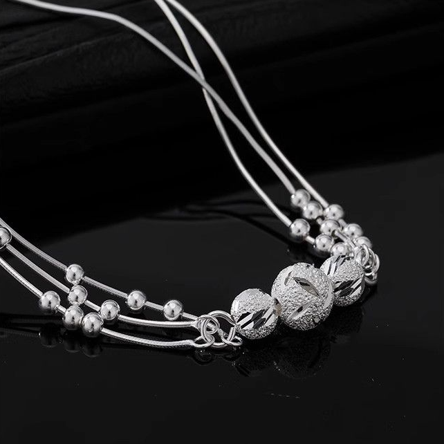 Siltver Anklet