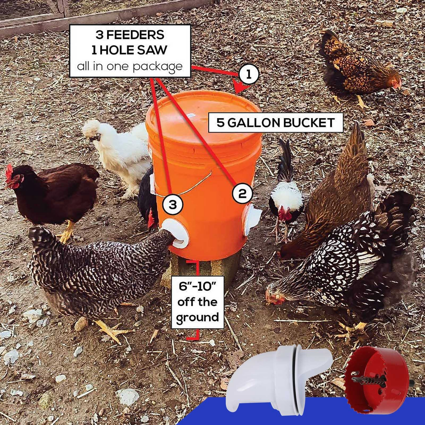 CleanCoop Feeder Kit