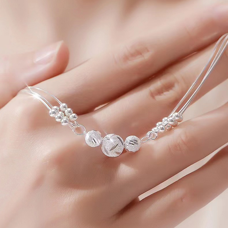 Siltver Anklet