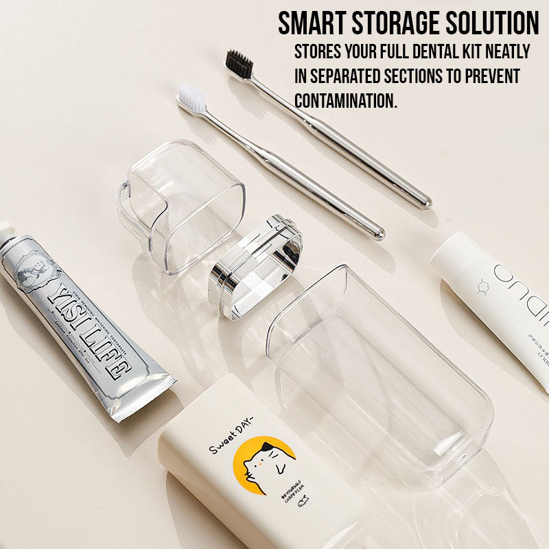 3-in-1 Travel Toothbrush Cup