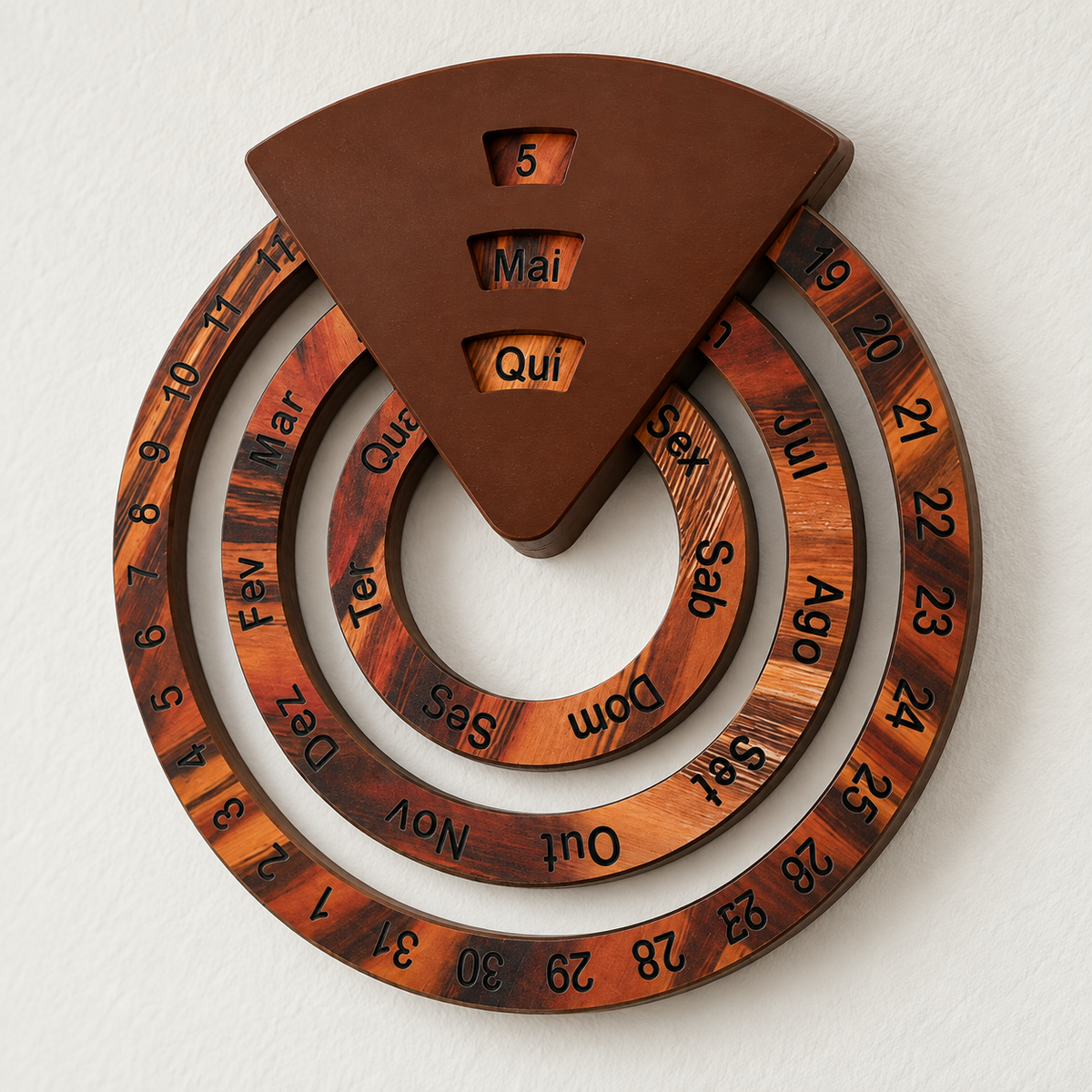 Wooden Perpetual Calendar