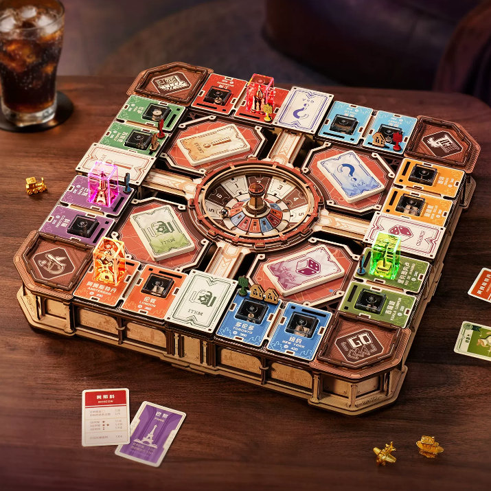 3D Wooden Strategy Board Game