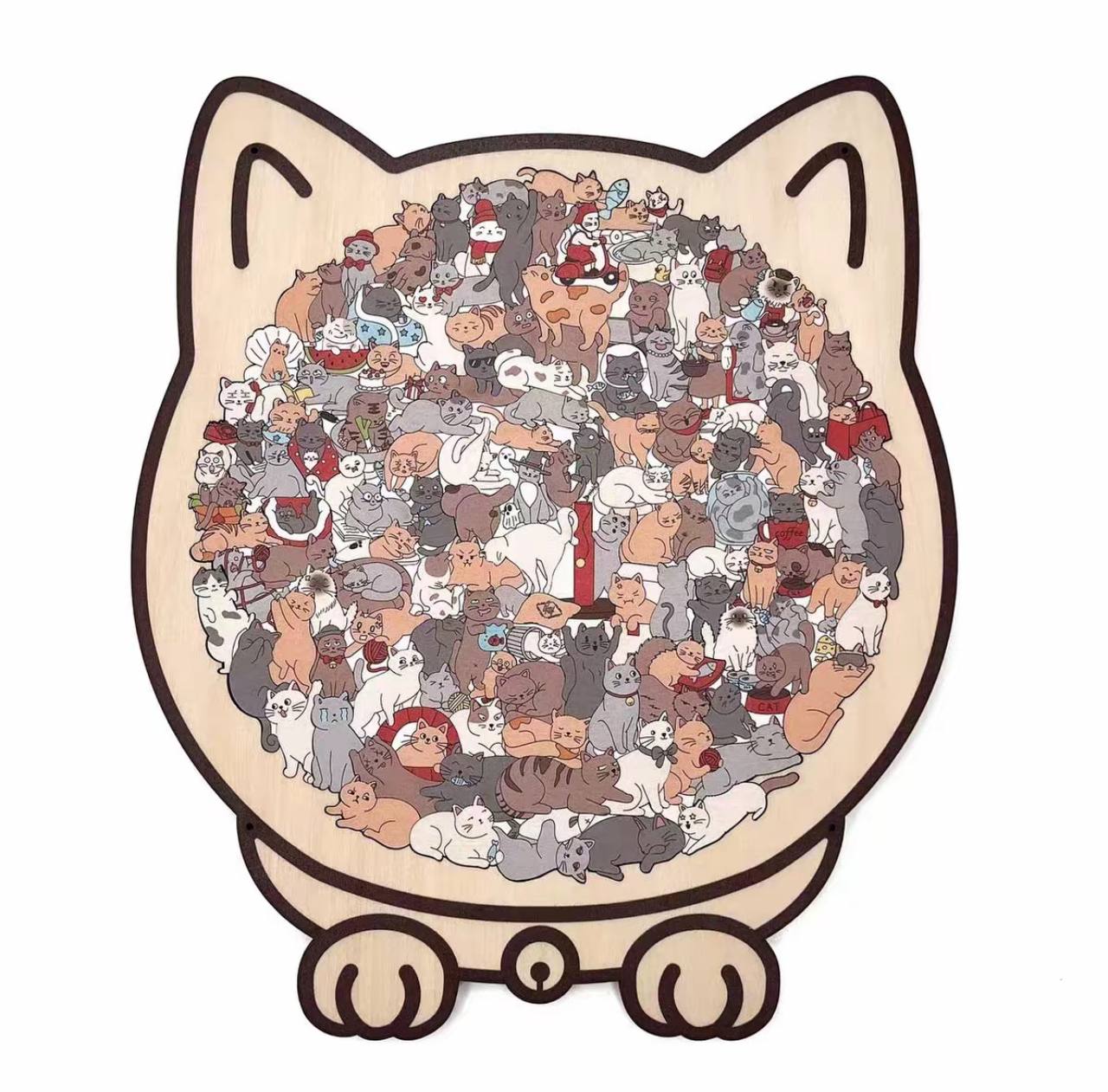 Cat Crowd Puzzle