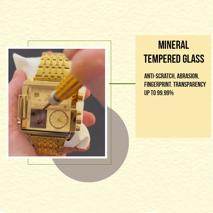 TriTime Steel Watch