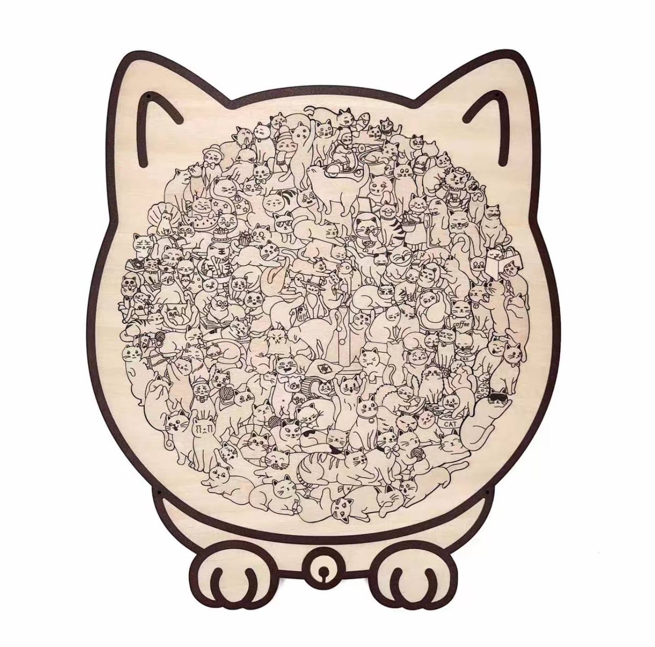Cat Crowd Puzzle