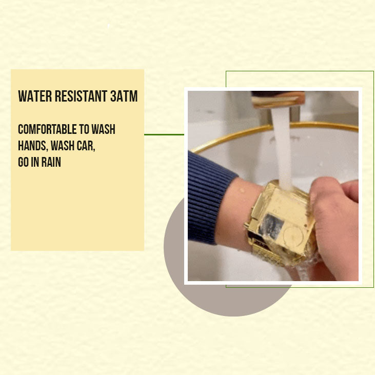 TriTime Steel Watch