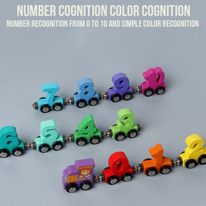 Wooden Number Train