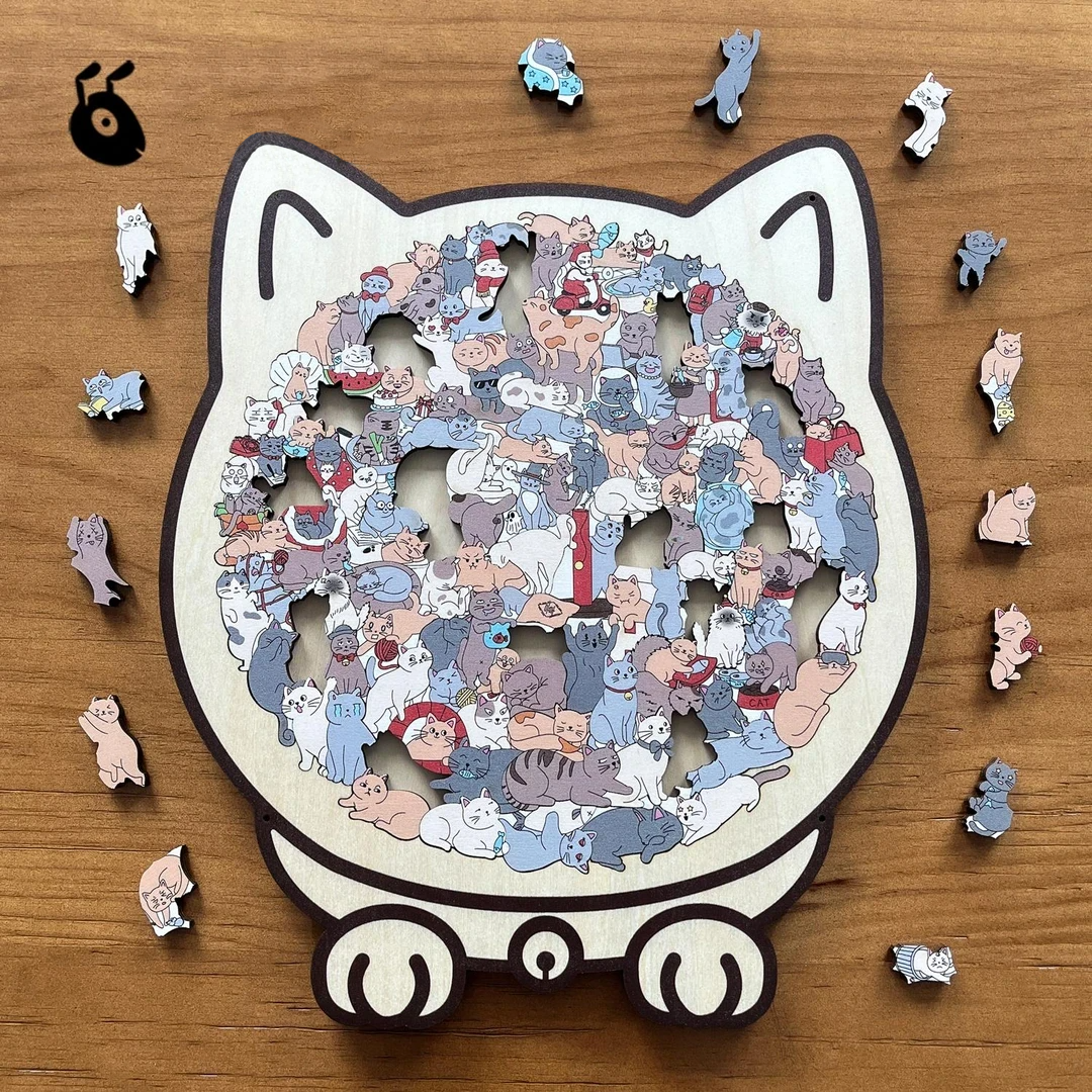 Cat Crowd Puzzle