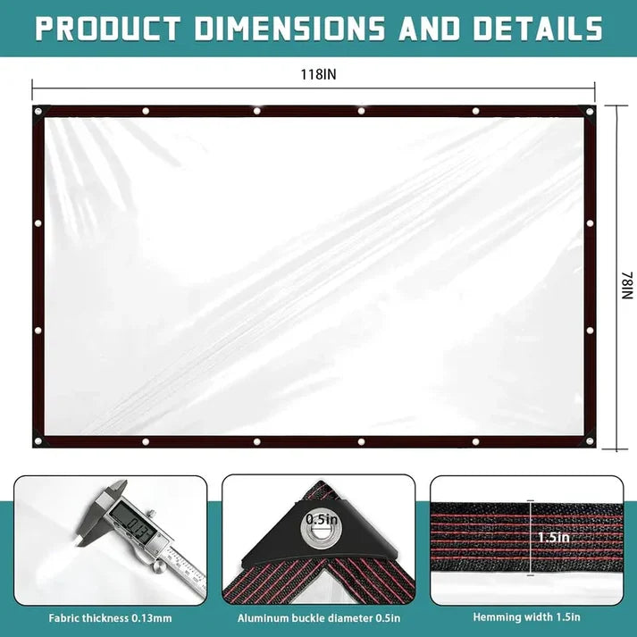 Clear Outdoor Tarp