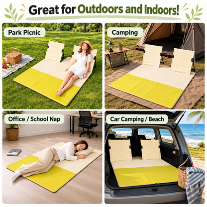 2-in-1 Beach Mat Chair