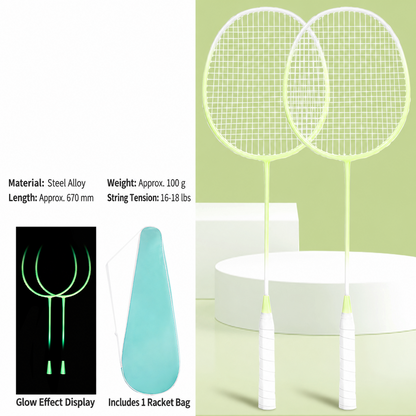 NightGlow Badminton Racket