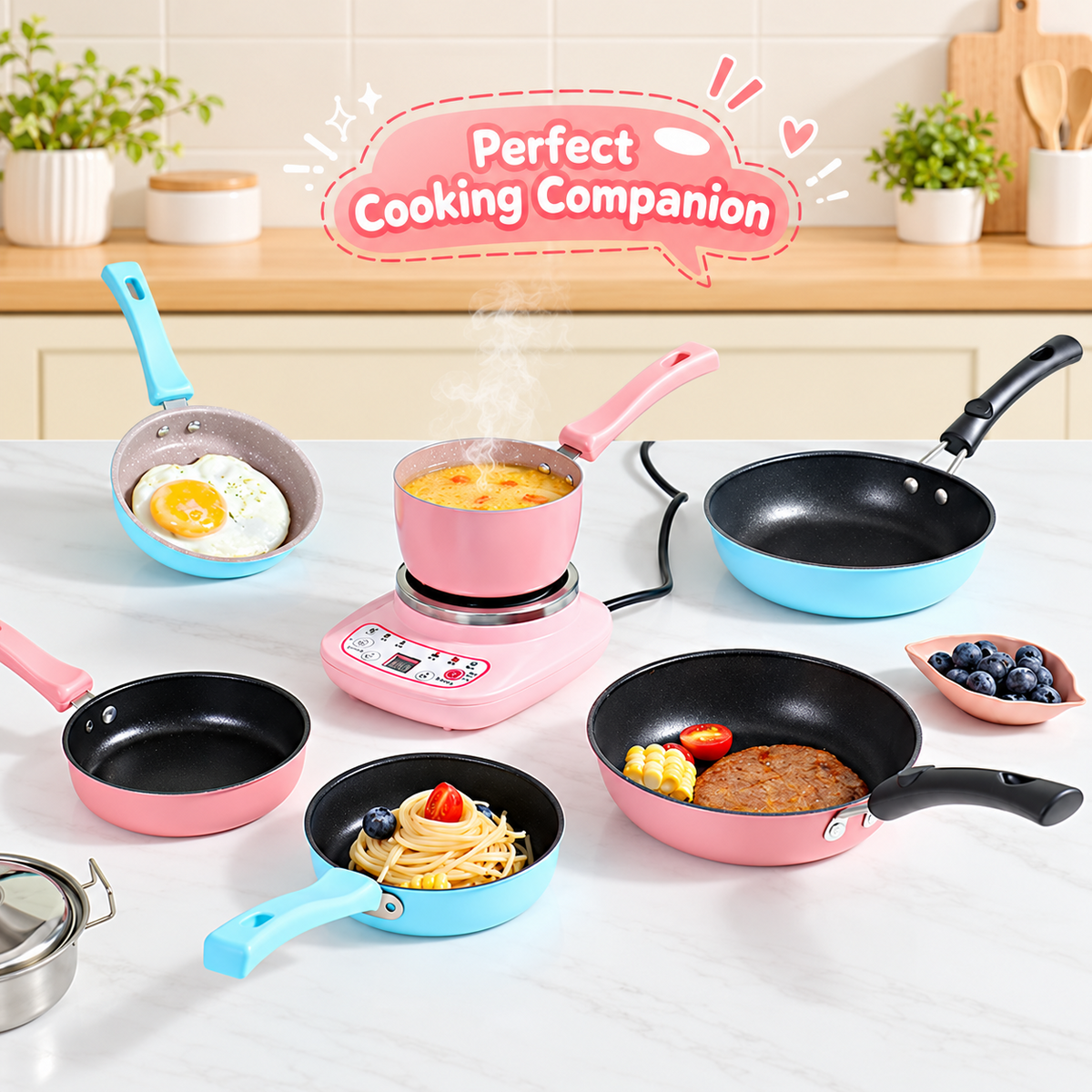 Mini Cooking Pan Set