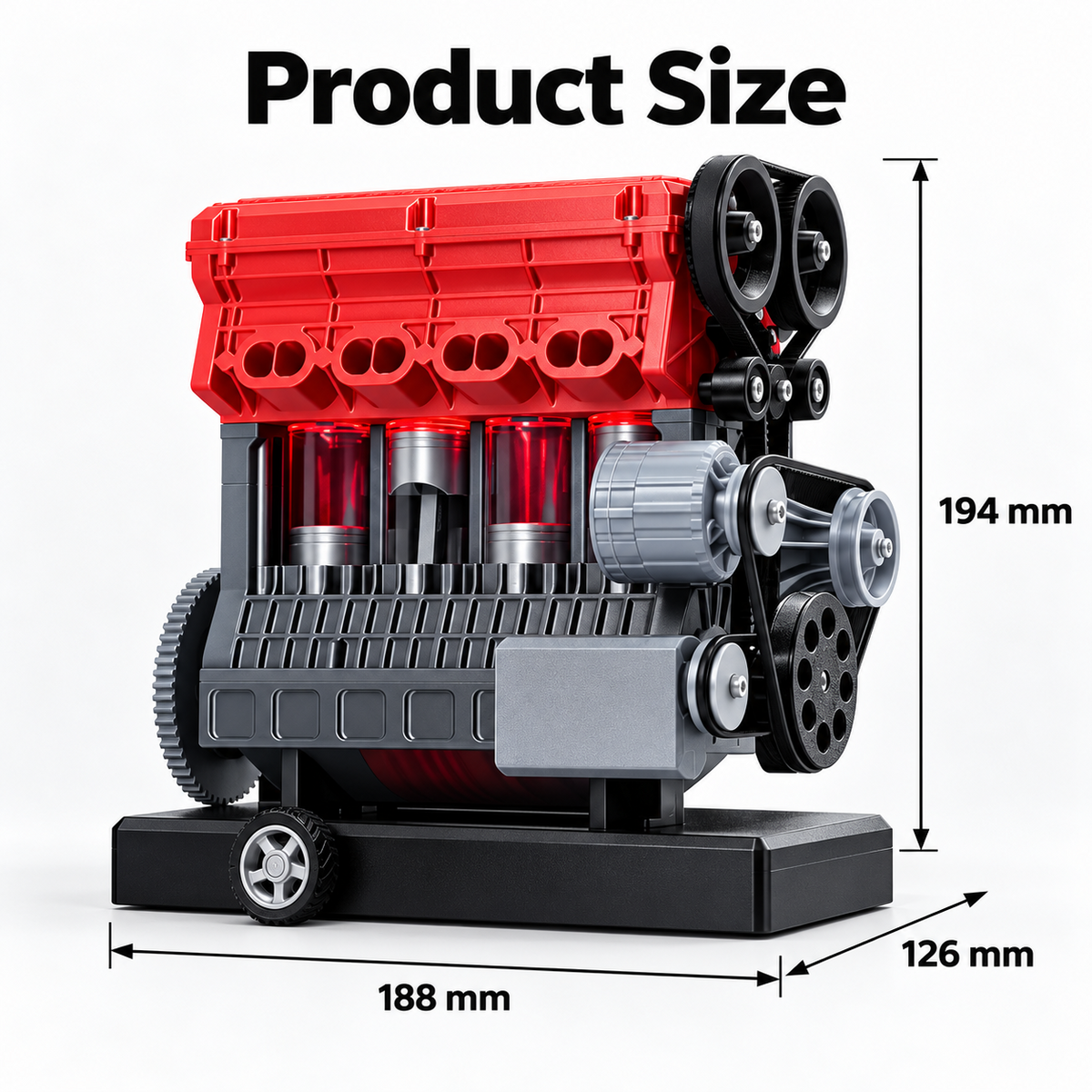 4-Cylinder Engine Model Kit