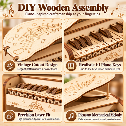 DIY Wooden Piano Kit