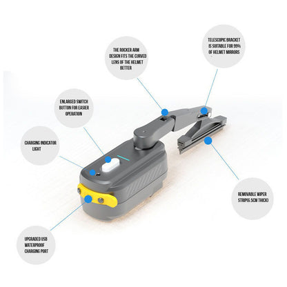 Helmet Rain Wiper