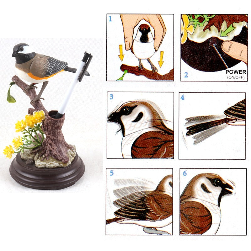 Sound-Activated Singing Bird
