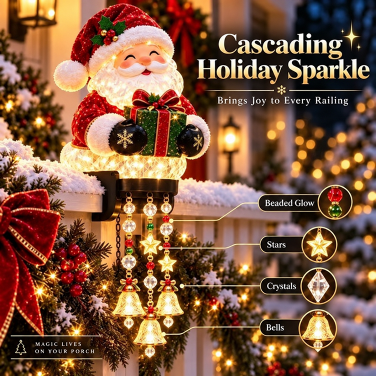 Christmas Railing Lights