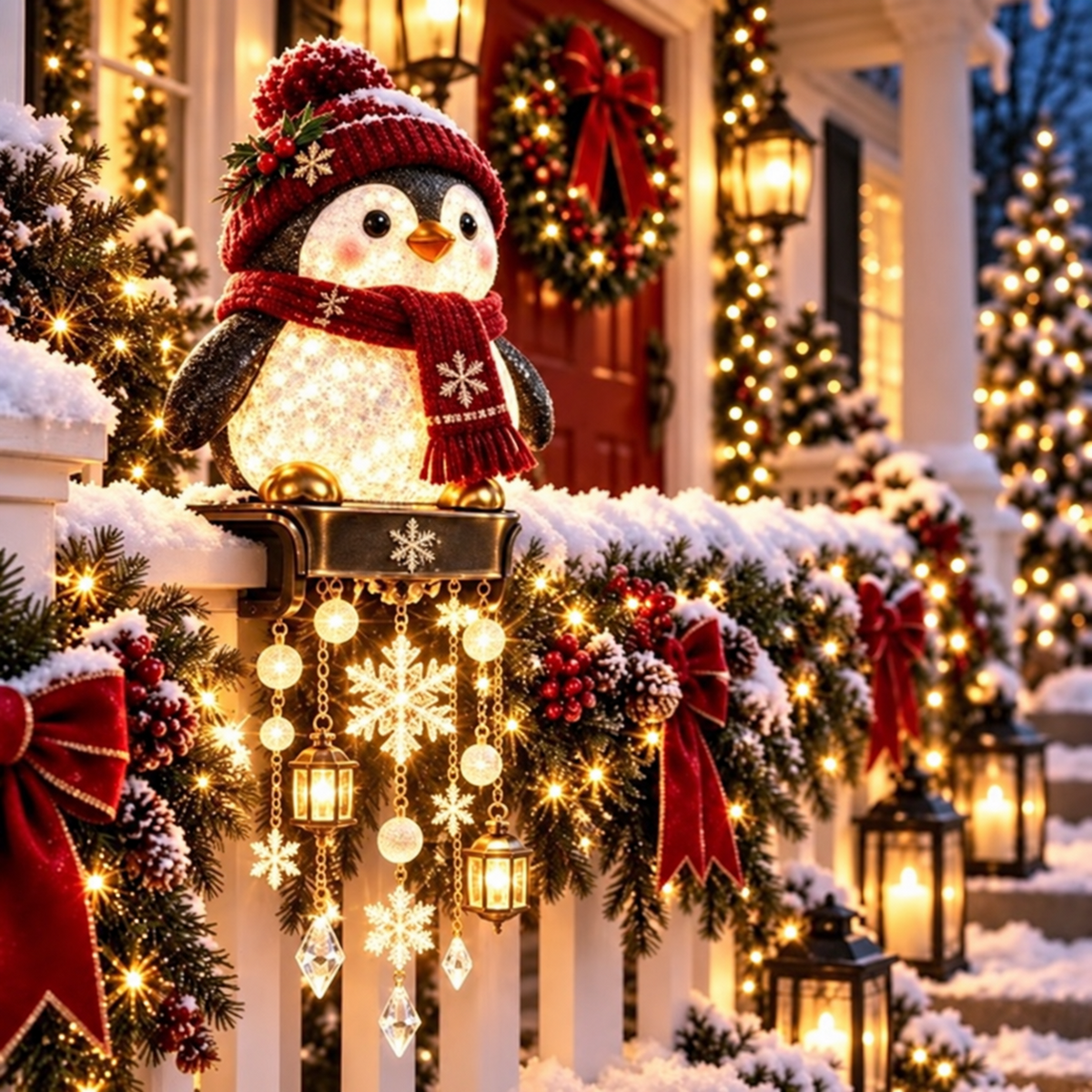 Christmas Railing Lights