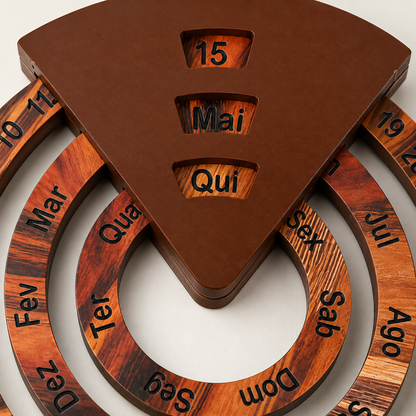 Wooden Perpetual Calendar