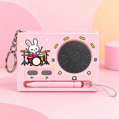 Mini Electronic Drum Keychain