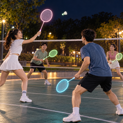 NightGlow Badminton Racket