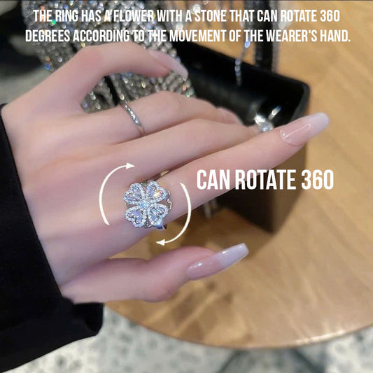 Rotating Flower Ring