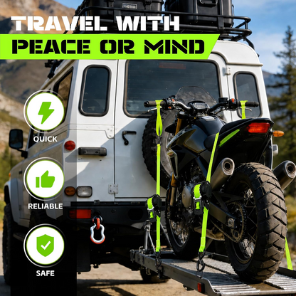 Auto-Retract Tie Down Straps