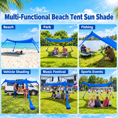 ShadeFlex™ – Portable Beach Canopy