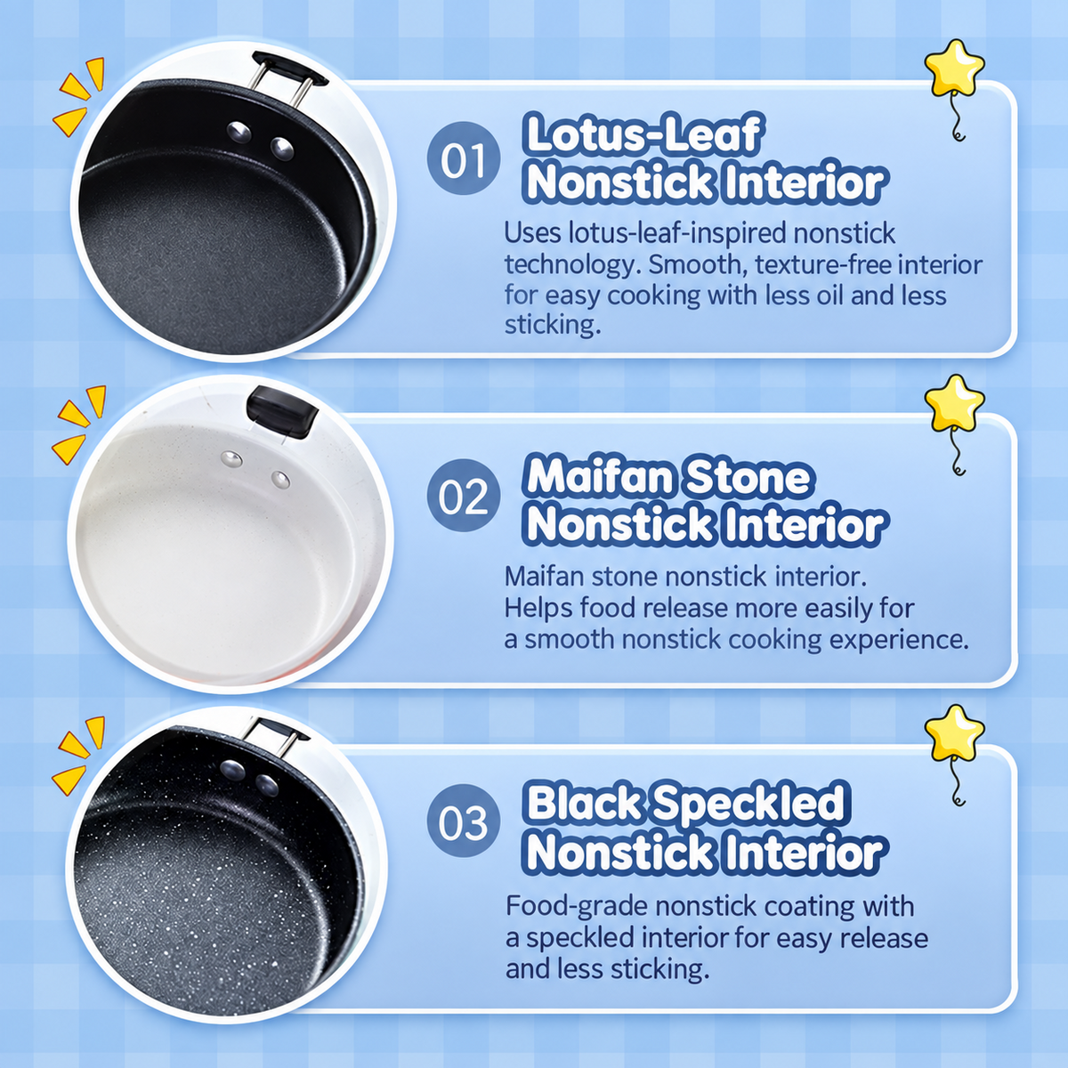 Mini Cooking Pan Set