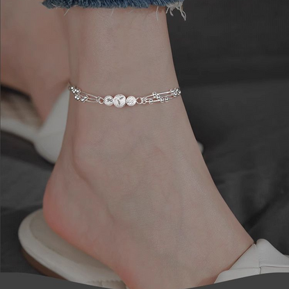 Siltver Anklet