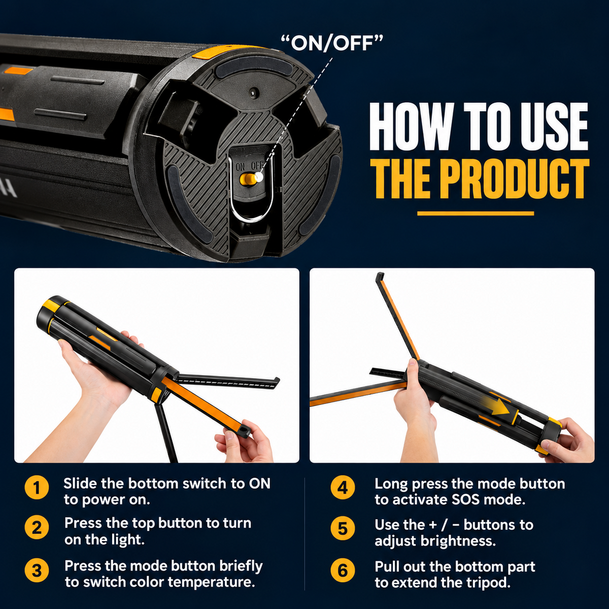 FlexGlow 3-in-1 Camping Light
