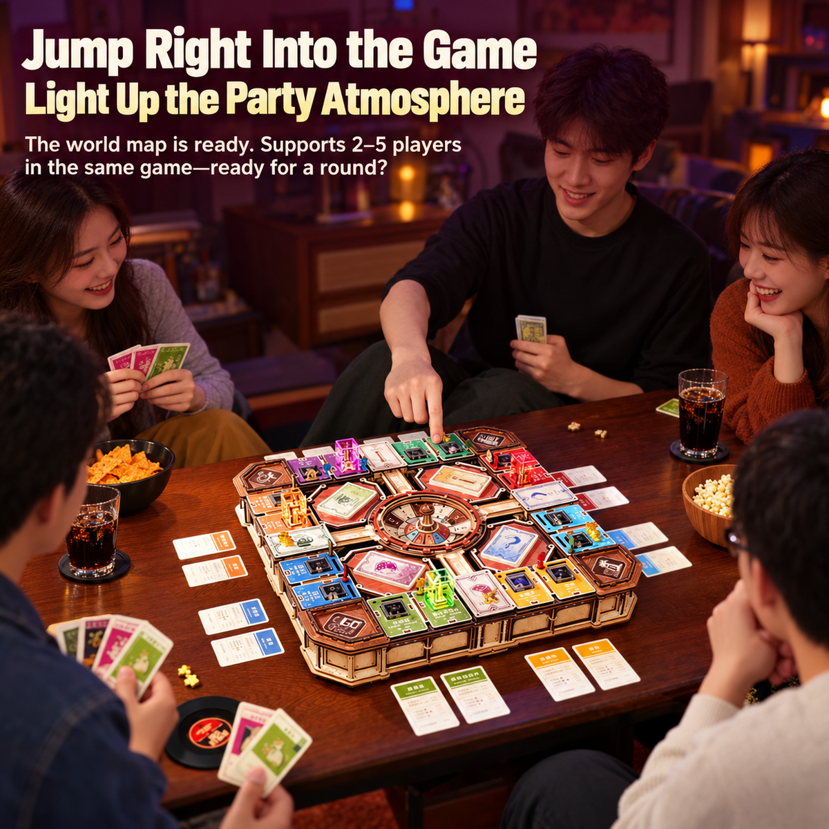3D Wooden Strategy Board Game
