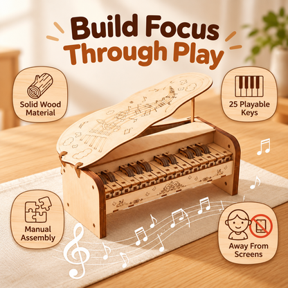 DIY Wooden Piano Kit