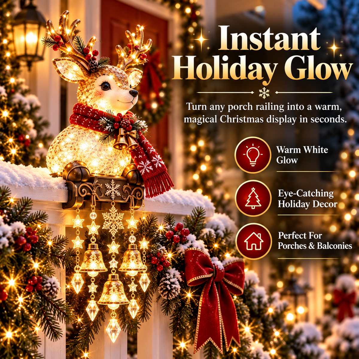 Christmas Railing Lights