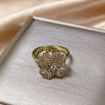 Rotating Flower Ring