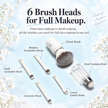 6-in-1 Travel Makeup Brush