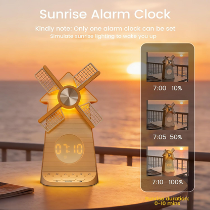 Windmill Sleep Clock 3-in-1