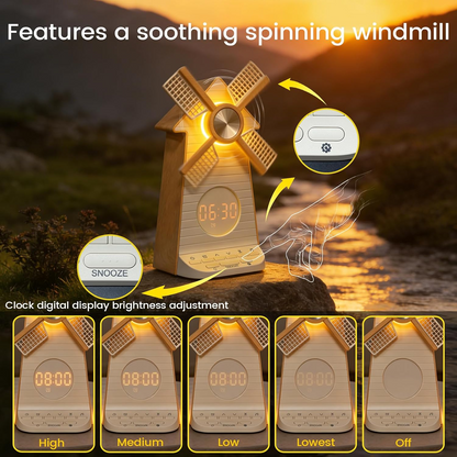 Windmill Sleep Clock 3-in-1