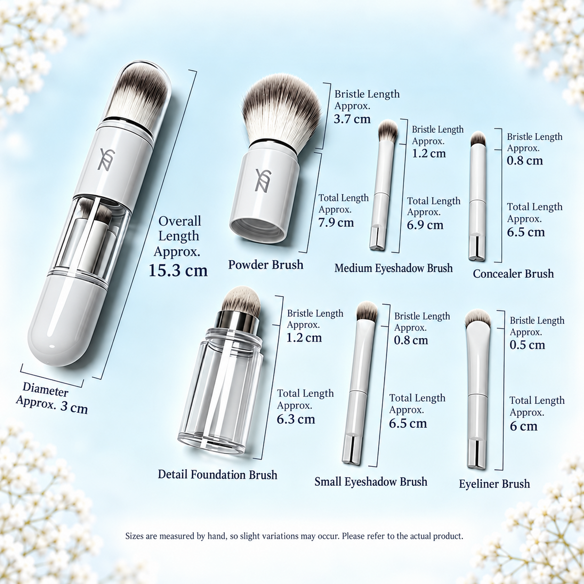 6-in-1 Travel Makeup Brush