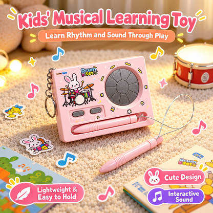 Mini Electronic Drum Keychain