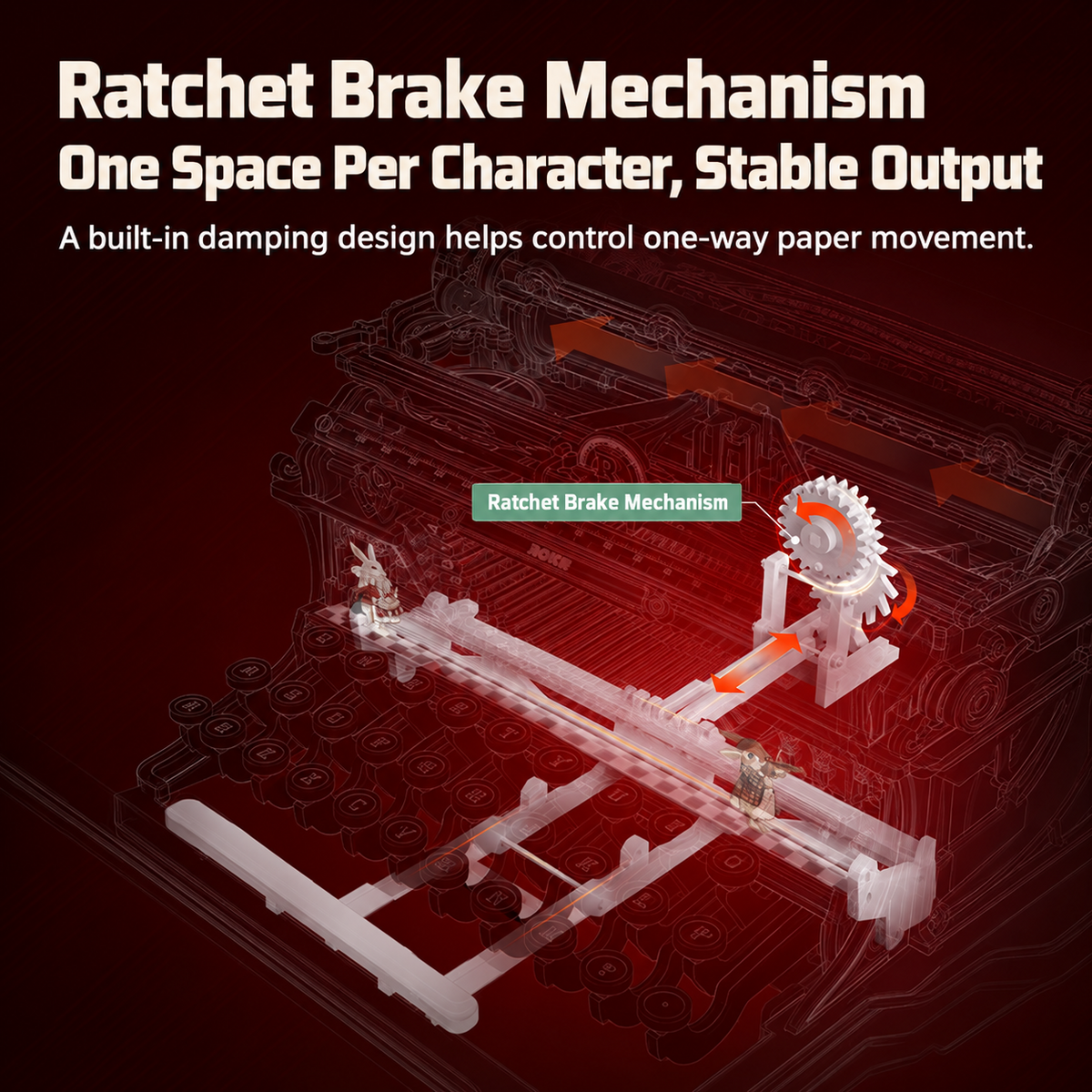 Mechanical typewriter