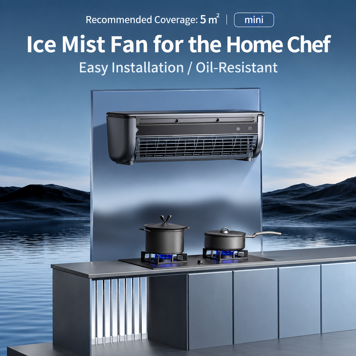 Kitchen Ice Mist Fan