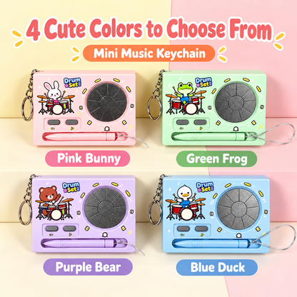 Mini Electronic Drum Keychain
