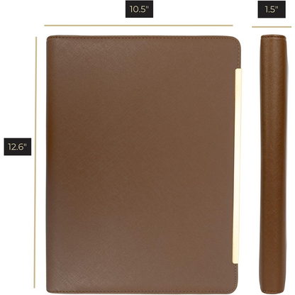 Zippered Leather Portfolio